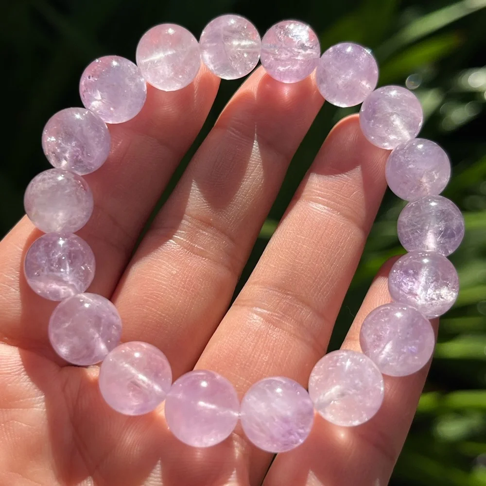 11mm stretchable lavender amethyst bracelet‎ 0249